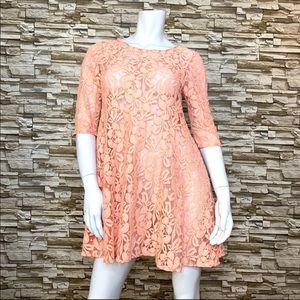 Free People Miles of Lace Dress
